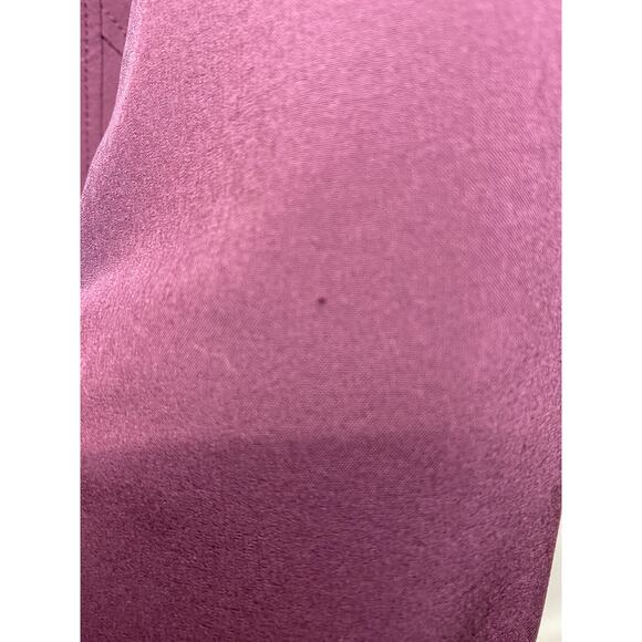 Hi-Tec  Foraker Mixed Media Relaxed Button Front Purple Long Sleeve Shirt Size M - Picture 7 of 8